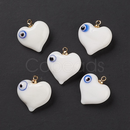 Handmade Evil Eye Lampwork Pendants LAMP-M015-03E-1