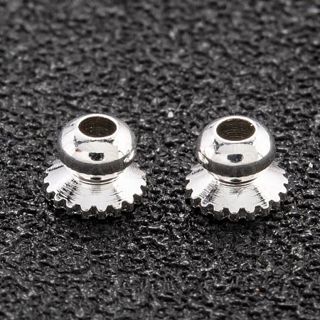 Brass Beads Caps KK-H759-38A-S-1