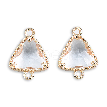 Transparent K9 Glass Connector Charms GLAA-N038-60-F13-1