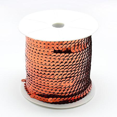 Plastic Paillette Beads PVC-Q085-6mm-13-1