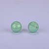 Round Silicone Focal Beads SI-JX0046A-121-2