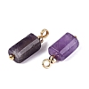 Natural Amethyst Pendants GG-N004-01G-04-2