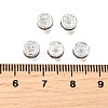 Brass Grade A Rhinestone Spacer Beads RB-A014-Z6mm-10S-4