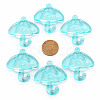Transparent Acrylic Pendants TACR-T024-01B-946-3