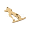 304 Stainless Steel Pendants STAS-F326-09G-2