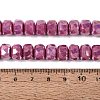 Anti-Tarnish Electroplate Glass Beads Strands GLAA-T025-10mm-11I-2