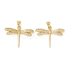 Brass Micro Pave Cubic Zirconia Pendants X-KK-D357-07C-G-1
