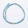 Natural Aqua Terra Jasper Beads Strands G-E444-15A-2