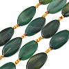 Natural Banded Agate Beads Strands G-F825-H01-01B-2