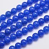 Natural & Dyed Malaysia Jade Bead Strands G-A146-12mm-A21-1