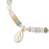 304 Stainless Steel Charm Bracelets BJEW-JB13091-4