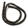 Natural Dragon Blood Beads Strands G-A280-A26-01-4