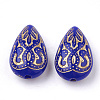 Teardrop Plating Acrylic Beads X-PACR-Q102-151D-2