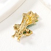 Golden Zinc Alloy Brooches PW23090875982-2