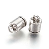 Tibetan Style Alloy Cord Ends X-TIBEP-30076-AS-FF-2