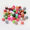 Mixed Style & Mixed Color Round Spray Painted Glass Beads DGLA-X0003-10mm-5