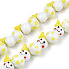 Handmade Lampwork Beads Strands LAMP-N021-43J-1