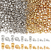 600Pcs 2 Colors CCB Plastic Tube Bails CCB-GO0001-03-1