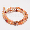 Natural Sardonyx Beads Strands X-G-K155-D-6mm-01-2