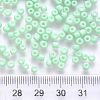 6/0 Baking Paint Glass Round Seed Beads SEED-S036-01C-02-3