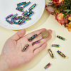 24Pcs 3 Styles Alloy Spring Cord Locks FIND-HS0001-96-3
