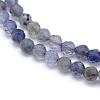 Natural Cordierite/Iolite/Dichroite Beads Strands G-E411-39-3mm-3