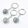 Natural Green Aventurine Keychain KEYC-F019-02P-1