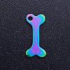 Ion Plating(IP) 201 Stainless Steel Pet Pendants STAS-Q201-JN209-1