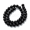 Natural Black Onyx Beads Strands G-Z024-01A-2