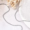 Non-Magnetic Synthetic Hematite Beads Strands G-G093-3mm-5