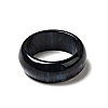 Resin Plain Band Finger Ring for Women RJEW-C034-01G-2