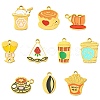 10Pcs 10 Styles 304 Stainless Steel Charms STAS-CJ0003-35-1