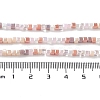 Gradient Color Electroplate Glass Bead Strands X-GLAA-E042-05-B08-5