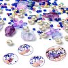 Ocean Theme Diy Painted Glass Beads DIY-YW0008-82B-4