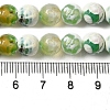 Dyed & Heated Natural Fire Crackle Agate Beads Strands G-P539-B01-24-5