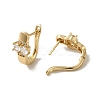 Brass Hoop Earrings EJEW-L271-13KCG-06-2
