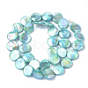 Natural Freshwater Shell Beads Strands X-SHEL-S274-52A-2