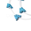 Dyed Synthetic Turquoise Beads Strands G-B136-A04-3