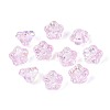 Electroplate Transparent Glass Beads Strands EGLA-N055-03A-09-1
