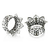 Hollow Out Flower Brass Alloy Ear Tunnels FS-WG7C815-14-1