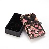 Flower Pattern Cardboard Jewelry Packaging Box CBOX-L007-003A-2