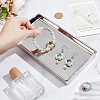 Rectangle Electroplate Ceramics Jewelry Display Plate STAS-WH0027-79-3