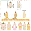 24Pcs 6 Styles Zinc Alloy Enamel Pendants FIND-SC0020-77-2