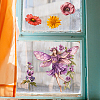 3 Sheets 3 Styles Flower PVC Waterproof Decorative Stickers DIY-WH0404-032-7