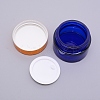 Glass Cream Jar CON-WH0076-01B-2