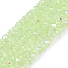 Electroplate Glass Beads Strands EGLA-A044-J1mm-L08-1