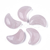 Moon Shape Natural Rose Quartz Healing Crystal Pocket Palm Stones G-T132-001J-1