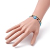 Evil Eye Multi-strand Bracelet for Girl Women BJEW-JB07111-02-3