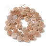 Natural Sunstone Beads Strands G-P534-A09-02-3