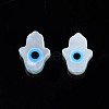 Natural White Shell Mother of Pearl Shell Beads SSHEL-N034-57B-A-3
